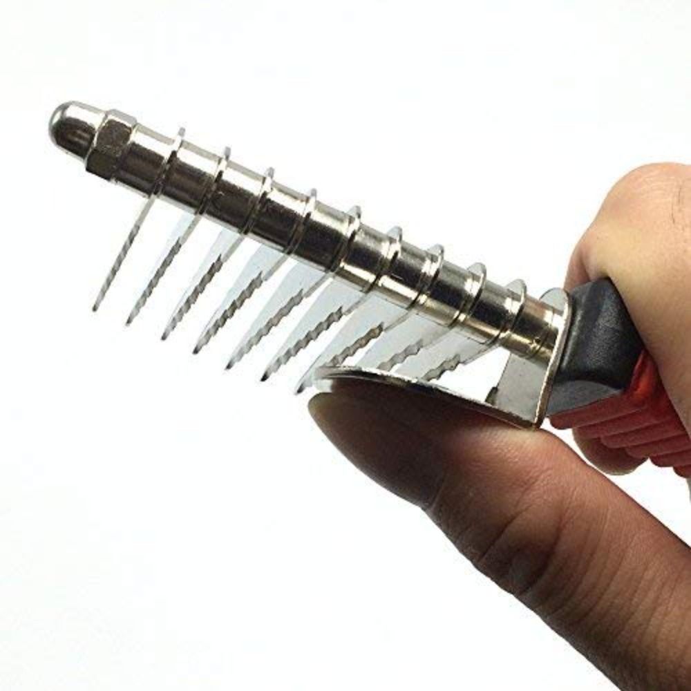 Stainless Steel Pet Comb Rubber Dematting Comb Dog Grooming Combs eBay