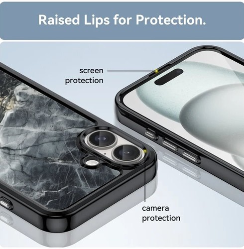 Flexible Midnight marble black textured For Samsung A15 A16 S23 S24 S25 Ultra FE - 第 8/25 張圖片