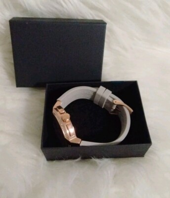 Michael Kors MK-6949 Oversized Pavé Rose Gold-Tone and Logo Sport