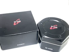 Casio Watch Box G-MS Presentation Black Cardboard Tin Display Gift Empty