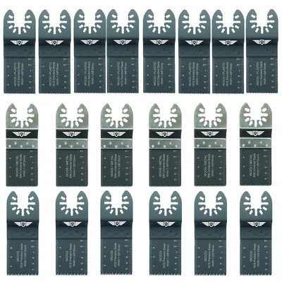20 x Mix Blades for Dewalt Stanley Black and Decker Bosch Multitool Multi Tool
