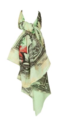 SG Sciarpa foulard donna SWEET YEARS articolo LF72SY SY01 - cm.150 x cm.120 (cir