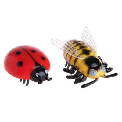 Mini Robot Beetle Toys Electric Insect Toys Cat Interactive Play - Main Image
