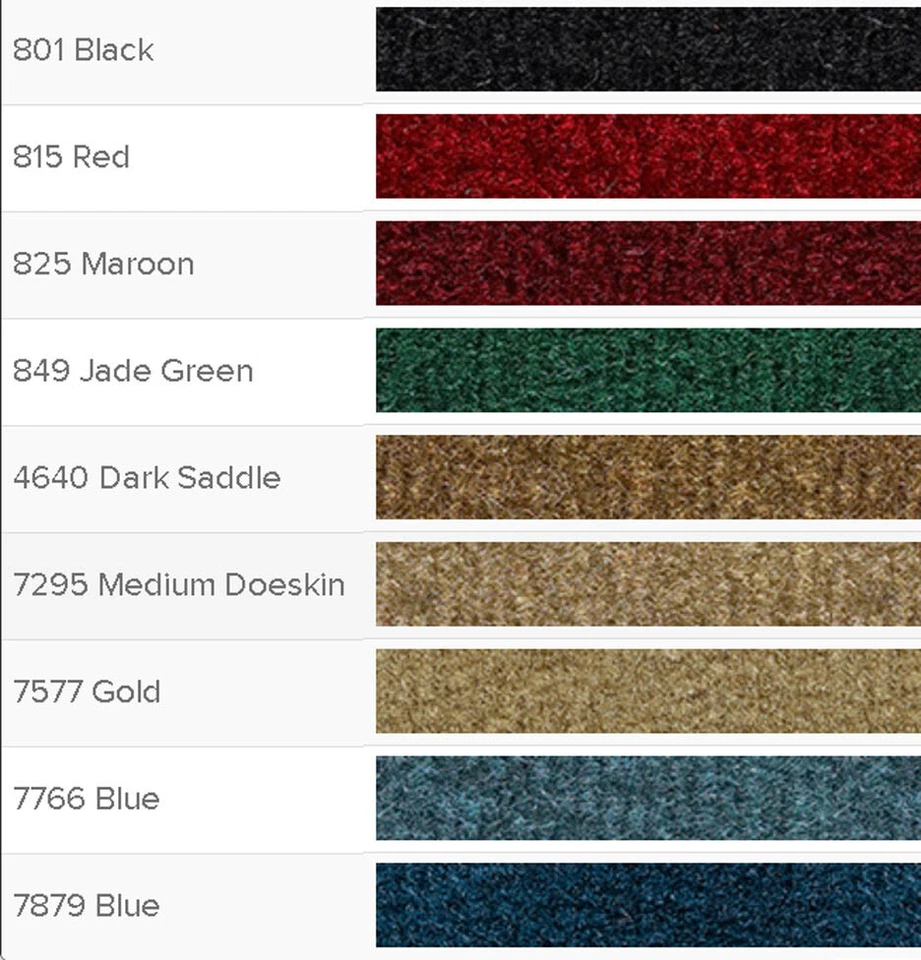 ¡Nuevo! Juego de alfombras Ford F150 1975-1979 con acolchado estándar, cabina extendida selección color Foto 2 de 4