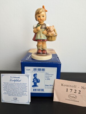Goebel/Hummelfigur 2034 ''Mein Glücksbringer'' FM 8 - Erste Ausgabe 2002 - OVP!