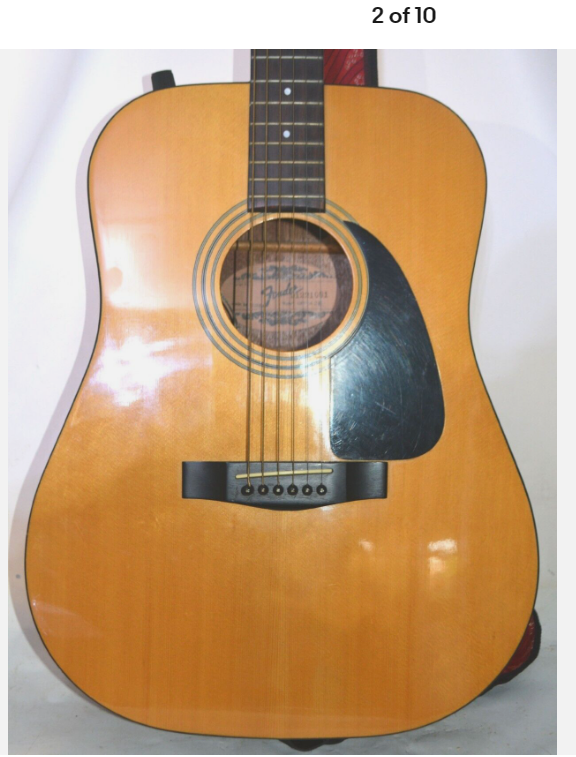 Fender Gemini IIEAcousticElectric Guitar, Good Condition, MIK with