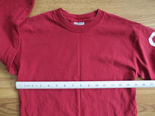 CARHARTT kid's M (8) long sleeve LOGO T-SHIRT (read) - Picture 3 of 11