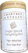 Crabtree  Evelyn Scented Triple-Milled Bath Soap Set of 3 Soaps 3.5oz per