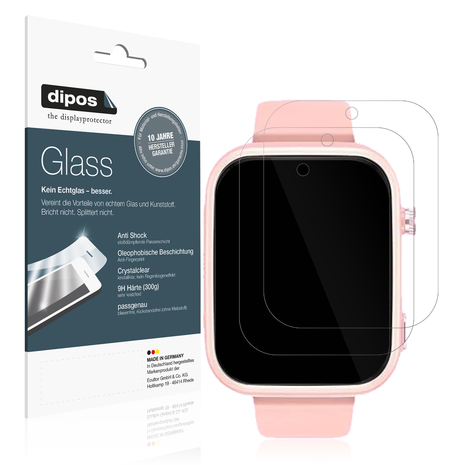 2x Protective Film for Okyuk 4G Kids Flexible Glass Protection 9H dipos