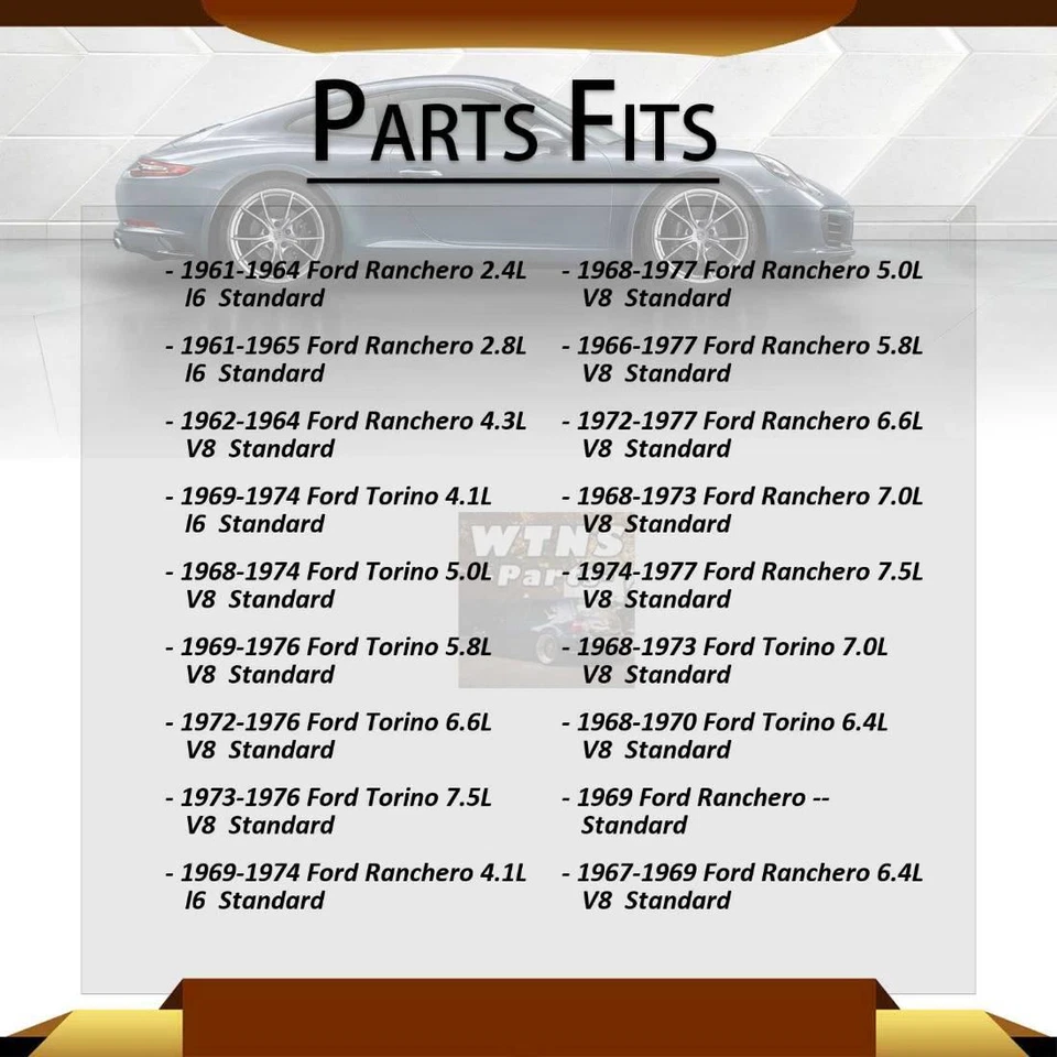 2x juntas en U GMB junta de eje trasero para Ford Torino 1972-1976 6,6 L Foto 2 de 4