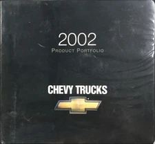 2002 Chevy Truck Dealer Album Color and Upholstery Options Accessories Data Book