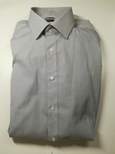 Olympus Shirt Mens Body Fit Level 5 Grey Check Size 42