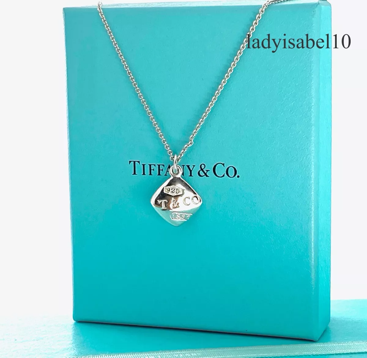 Tiffany t square pendant sale