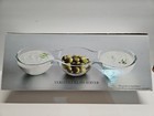 Versatile Glass Server - 3 bowls to serve dips or sauces