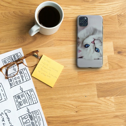 Funda protectora para iPhone 11 (6,1")/Pro (5,8")/Pro Max (6,5") con fotos de gatitos - Imagen 10 de 20