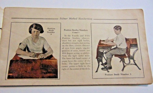 1936 Palmer Method Handwriting Grades Five and Six by The A.N. Palmer Company - Imagen 3 de 9
