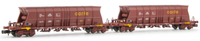 Arnold HN6671 2Er Set Renfe / Carfe Selbstentladewagen Faoos Ep IV-V, Neu Spur N