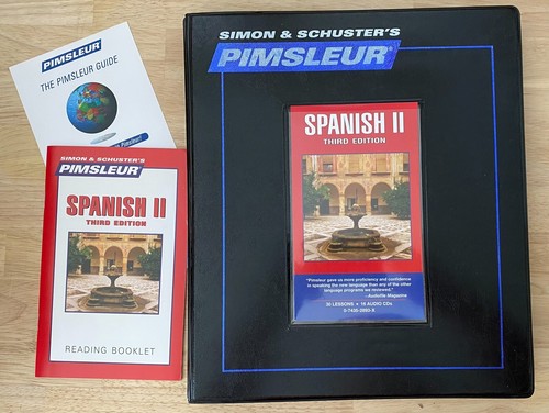 Pimsleur Spanish Level II Two CD 3rd Edition Learn Spanish 16 Audio CDs - Foto 1 di 6