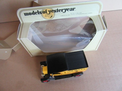 428J Matchbox Y12 Ford Modelo T 1912 Mostaza Colman's Modelo De Ayer - Imagen 5 de 7