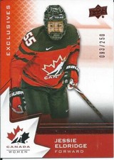 2020-21 Upper Deck Team Canada Juniors JESSIE ELDRIDGE #45 Exclusives 093/250