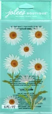 JOLEE'S BOUTIQUE DIMENSIONAL EMELLISHMENT - DAISIES - Vellum
