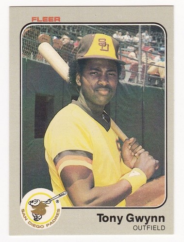 TONY GWYNN 1983 Fleer Baseball RC # 360 San Diego Padres Rookie HOF NM - MT - Afbeelding 1 van 4
