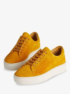 ladies mustard trainers