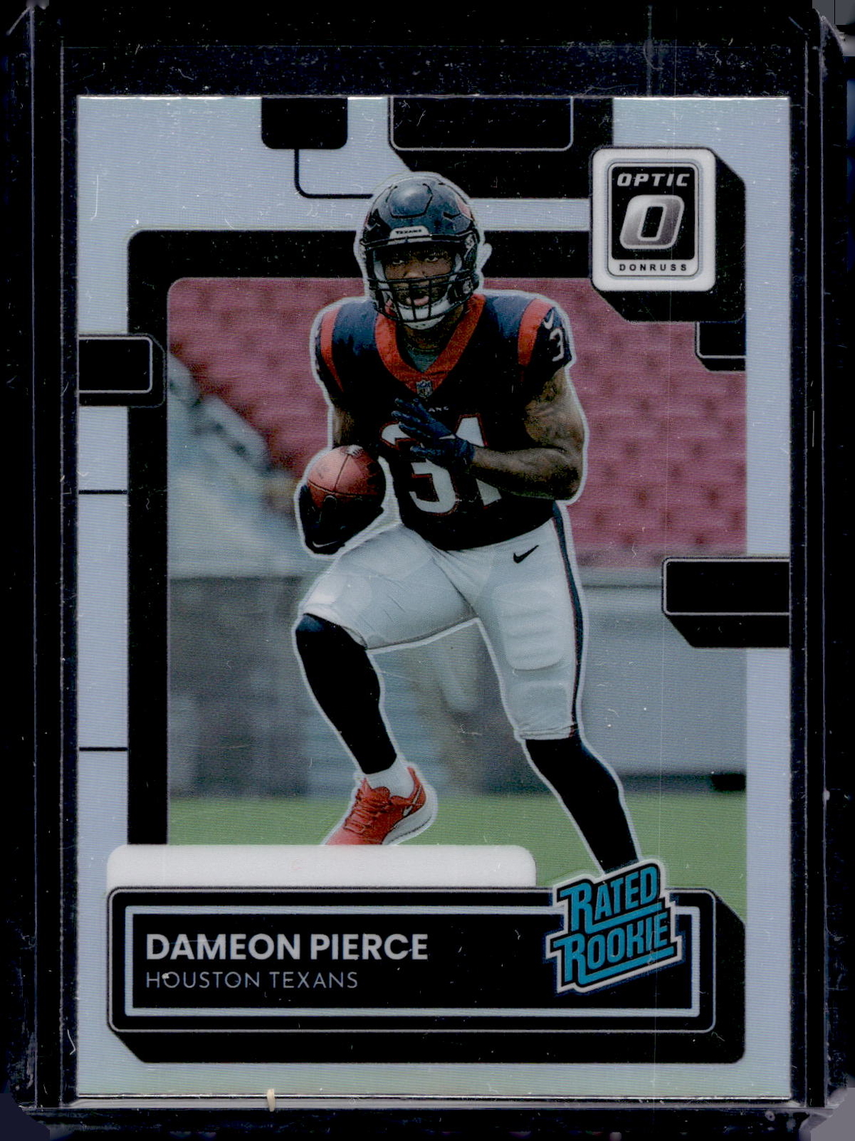 2022 Donruss #P-340 Dameon Pierce Optic Rated Rookies Preview Holo
