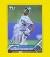 2023 Topps Now Baseball Eury Perez ROOKIE CARD SP Miami Marlins #274 RC. rookie card picture