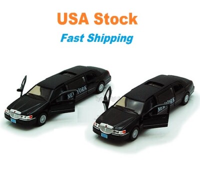 Ford Love Limousine ミニカー Box of 6 I Love New York 1999 Lincoln Town Car Stretch Limousine