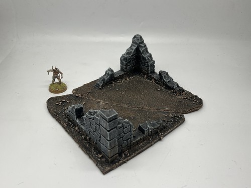 wargaming Corner Ruins warhammer 40k Compatible terrain Buildings Fantasy - Picture 3 of 6