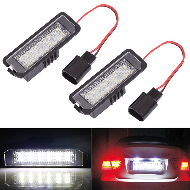 vw caddy number plate bulb