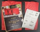 ZOBER  9ft Premium Christmas Tree Storage Bag - Red NO Cardboard Inserts