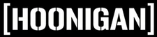 Vinyl Decal for Window - HOONIGAN, 10" LONG X 2" TALL, Various Colors