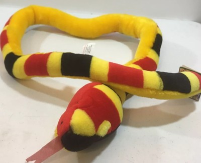 Rainforest Cafe Red Yellow Black Long Snake Plush Kids Stuffed Animal Realistic | eBay