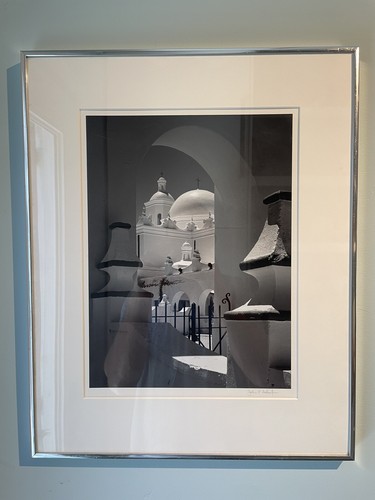 John Schaefer Ansel Adams Student San Xavier Tucson Mission Signed Photograph