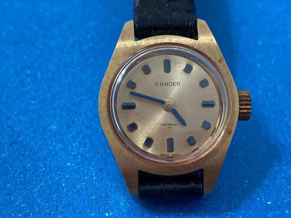 Montre De Poche Vintage Gander 'Monachella' Mécanique Manuel 1970 - Pour Femme - Neuf Avec Étiquettes