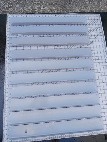 Set of 10 Boltless Rivet Shelving grey 2ft (2 Rivet channel beams)