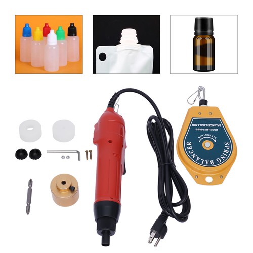 New 110V Red Hand-Held Electric Capping Screw Bottle Capper Machine 10 ...