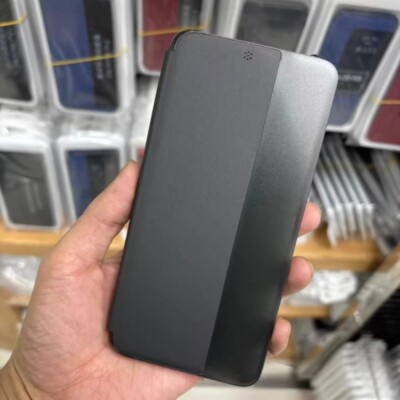 Luxury PU Leather Smart View Sleep Anti-fall Flip Case For Huawei P20 Pro
