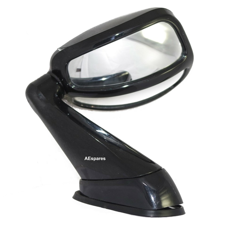 Car Fender Side Mirror Wide Angle View LH Side Black Universal