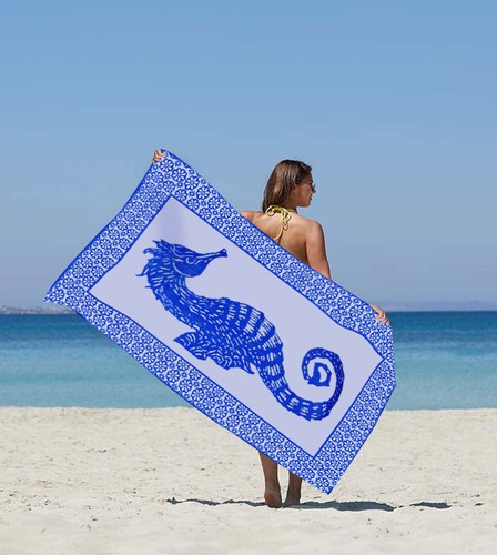 Beach Towels 450 GSM Extra Large Towel Sand Free Quick Dry Lightweight Swimming - Picture 11 of 39
