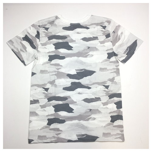 Adidas Boys T Shirt Short Sleeve White Camo Print Adidas Logo Youth Size Medium - Picture 3 of 6