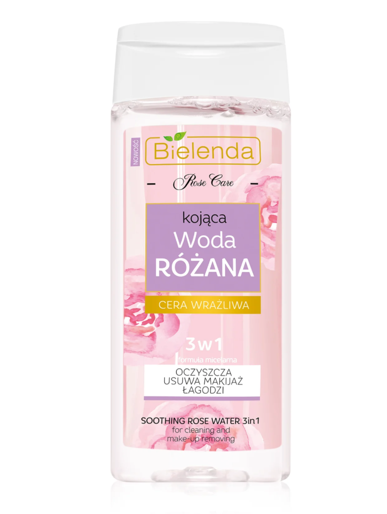 Bielenda Soothing Cleansing Make-Up Removing 3in1 Rose Water 200ml
