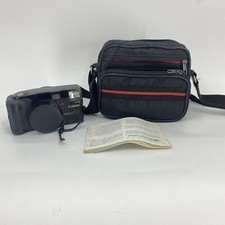 Canon Sure Shot Mega Zoom 105 Film Camera with Bag Instruction Manual Untested