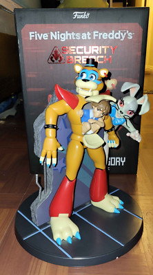 FNAF Funko 2021 Security Breach Freddy & Gregory Statue 12 Inch Great Condition