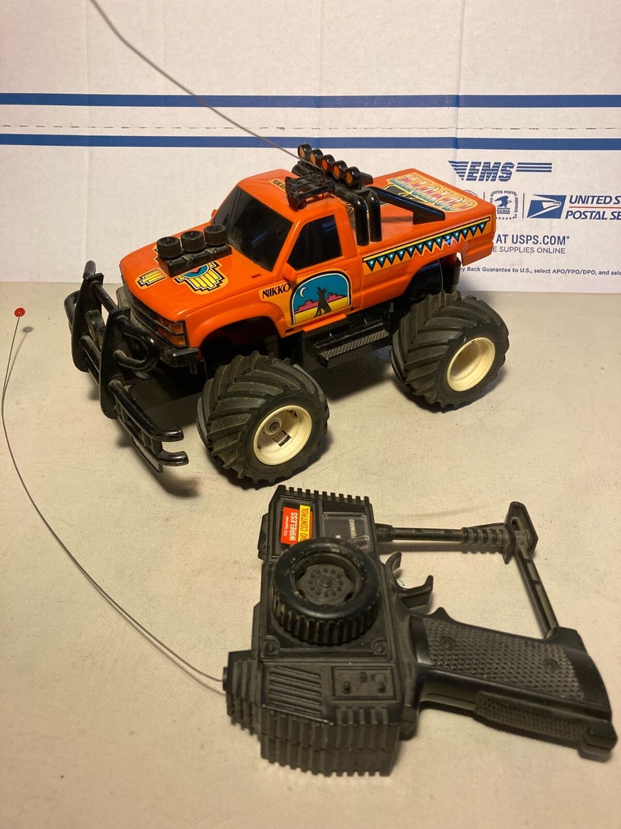 vtg. nikko 27 mhz. r/c radio remote controlled coyote buggy chevy