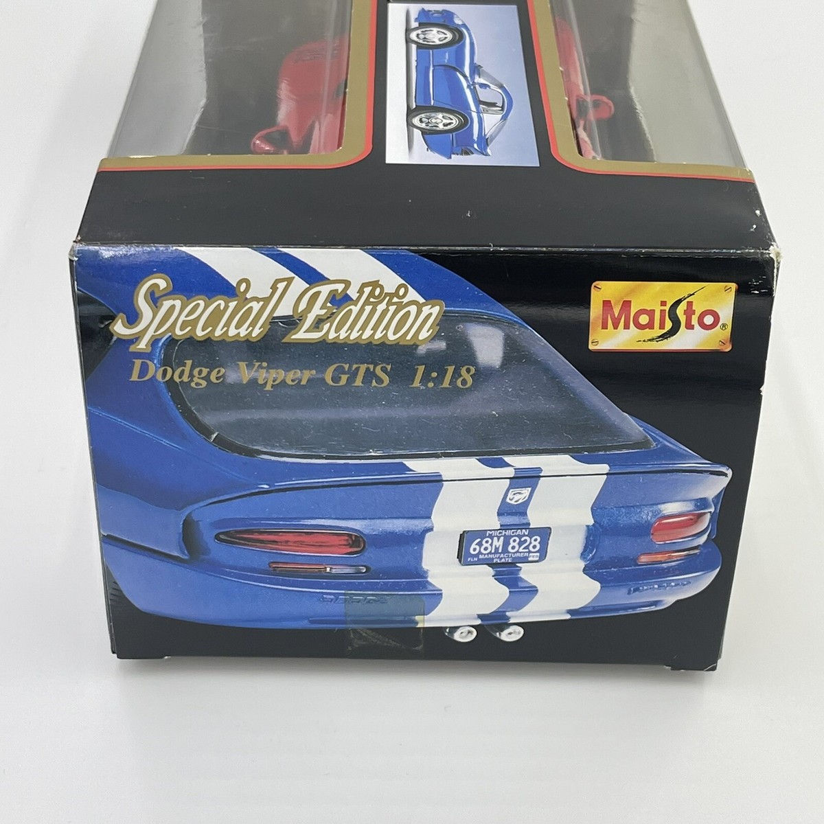Maisto Special Edition Red 1996 Dodge Viper GTS 1:18 Scale | eBay