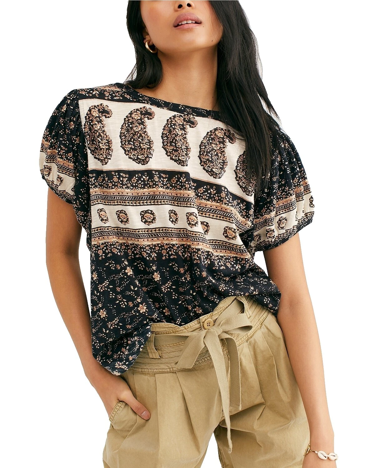 Free People Linen Blouse Tops for Women