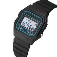 Sport LED Digital Watches for Men Simple Small Square Dial Electronic Watch